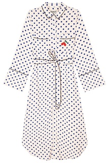 Платье-рубашка в синий горох Essentiel Antwerp