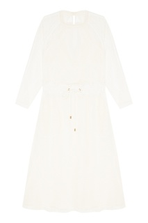 Комбинированное платье с сеткой Laroom