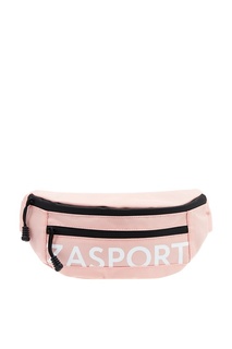 Розовая поясная сумка с логотипом Zasport