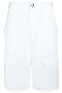 Белые шорты с карманами Dior Children