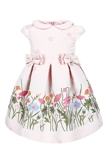 Розовое платье с цветами Simonetta Mini