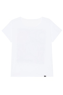 Белая футболка с принтом на спине Kiwi KO Samui