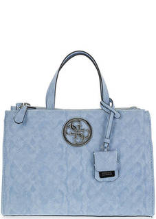 Стеганая сумка с животным принтом Guess