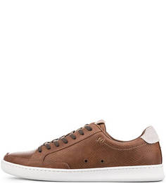 Коричневые кеды с замшевыми вставками Aldo