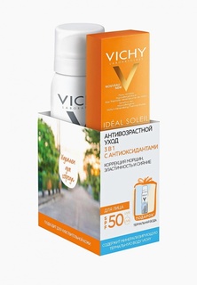 Средство Vichy Антивозрастной уход 3-в-1 с антиоксидантами SPF 50 + Термальная вода 50 мл