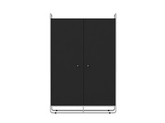 Шкаф bauhaus (woodi) черный 150x220.0x60 см.