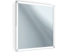 Зеркало с подсветкой retro (alavann) белый 100.0x80.0x3.5 см.
