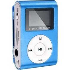 MP3 плеер Perfeo Music Clip Titanium Display blue (VI-M001-Display Blue)