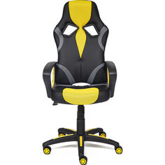 Кресло TetChair RUNNER кож/зам/ткань, черный/жёлтый, 36-6/tw27/tw-12