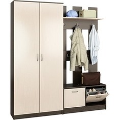 Комплект прихожей Мастер Ольга-6П (венге-дуб молочный) Master