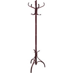 Вешалка-стойка Brabix CR-9301 дерево 1,8 м крестовина 5 крючков цветной махагон 601751