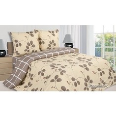 Комплект постельного белья Ecotex Семейный, поплин, Мегаполис (КПДМегаполис)