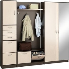 Комплект прихожей Мастер Ольга-9 (венге-дуб молочный) Master