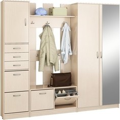 Комплект прихожей Мастер Ольга-9П (дуб молочный) Master