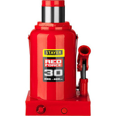 Домкрат гидравлический бутылочный Stayer 30т, Red Force (43160-30-z01)