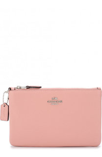 Кошелек на молнии из зерненой кожи Coach