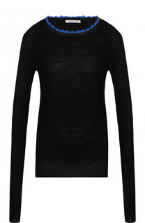 Кашемировый пуловер с круглым вырезом Helmut Lang