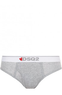 Хлопковые брифы с широкой резинкой Dsquared2