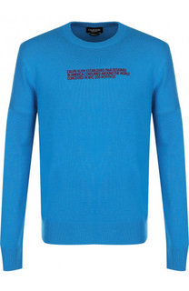 Кашемировый джемпер с принтом CALVIN KLEIN 205W39NYC