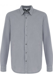 Хлопковая рубашка с воротником кент James Perse