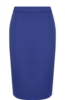 Однотонная юбка-миди с разрезом Escada