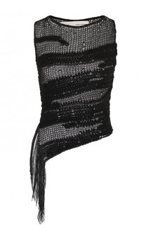 Хлопковый топ фактурной вязки Isabel Benenato