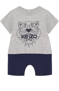 Хлопковый песочник с вышивкой Kenzo