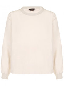 Рубашка из смеси хлопка и шелка Zegna Couture