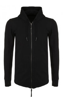 Хлопковая толстовка на молнии с капюшоном 11 by Boris Bidjan Saberi