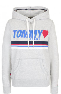 Хлопковая толстовка с капюшоном Tommy Hilfiger