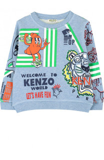 Хлопковый свитшот с принтом Kenzo