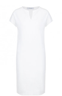 Однотонное мини-платье из хлопка Cruciani