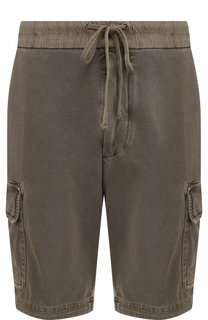 Хлопковые шорты с накладными карманами James Perse