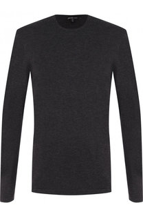 Однотонный хлопковый джемпер James Perse