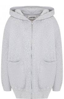 Удлиненный хлопковый кардиган с капюшоном 5PREVIEW