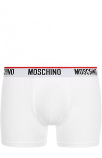 Хлопковые боксеры с широкой резинкой Moschino
