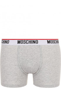 Хлопковые боксеры с широкой резинкой Moschino