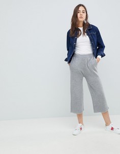 Трикотажные брюки с широкими штанинами Neon Rose - Серый