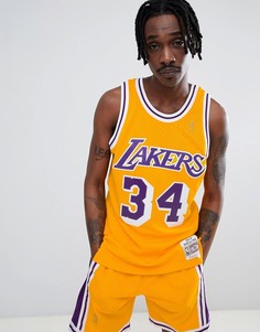 Желтая майка Mitchell & Ness - Желтый