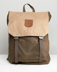 Рюкзак цвета хаки Fjallraven Foldsack No.1 16 л - Зеленый