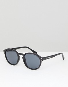 Черные круглые солнцезащитные очки Cheap Monday Cytric - Черный
