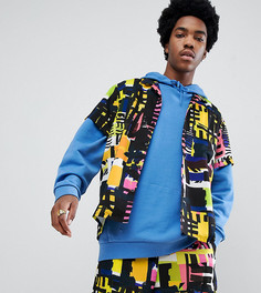 Рубашка с отложным воротником и принтом ASOS Made In Kenya x 2ManySiblings - Черный