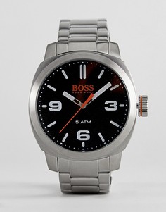 Часы с черным циферблатом BOSS Orange By Hugo Boss Cape Town - Серебряный