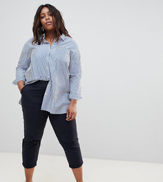 Темно-синие брюки чиносы ASOS DESIGN Curve - Синий