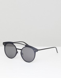 Черные круглые солнцезащитные очки Cheap Monday Alpha - Черный