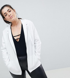 Худи на молнии ASOS DESIGN Curve - Белый