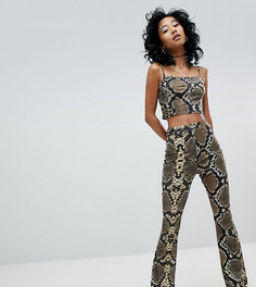 Расклешенные брюки с принтом Rokoko - Мульти