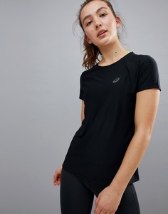 Черная беговая футболка с короткими рукавами Asics - Черный