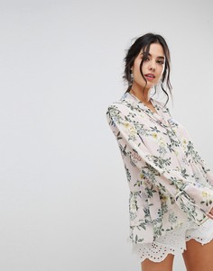 Блузка с принтом и бантом Forever New - Мульти