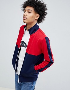 Красно-синий спортивный топ на молнии Tommy Hilfiger Sporty Tech - Мульти